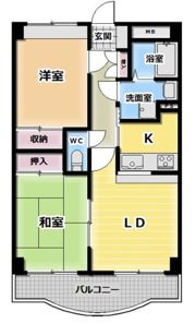 ヴェルシャトー京都の間取り画像