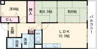 プリムローズ岸和田の間取り画像