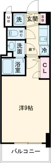 スワンズシティ神戸湊川の間取り画像
