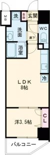 スワンズシティ神戸湊川の間取り画像
