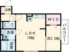 ソレイユ鳴水の間取り画像
