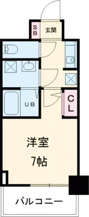 S-RESIDENCE堺市駅前の間取り画像