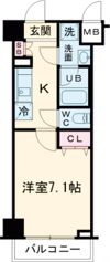 ステージグランデ生田駅前の間取り画像