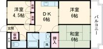 ラフォーレディテの間取り画像