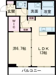 シャーメゾン表町の間取り画像