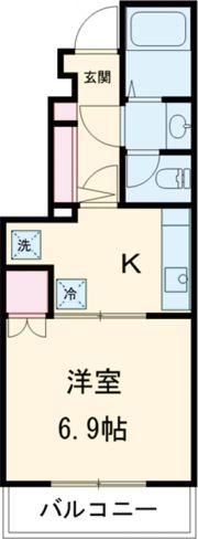 ピース北河原町A棟の間取り画像