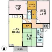 セジュールセトの間取り画像