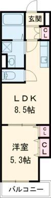 クリエオーレ庄屋Ⅱの間取り画像