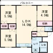 ロイヤルシティ日吉Bの間取り画像
