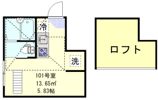 ベルエクラ羽田Ⅱの間取り画像