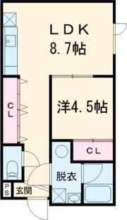 セレーノ旭町の間取り画像
