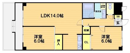 レジデンス桂川の間取り画像