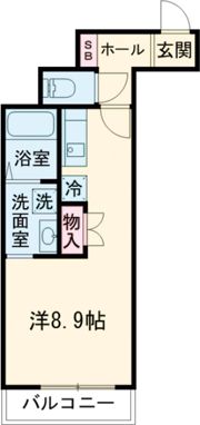 アクアレスト堺の間取り画像