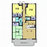 サンツヤマモトCの間取り画像