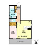 カスタリア Bの間取り画像