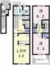 シエル エトワールBの間取り画像