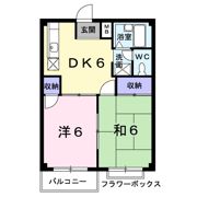 エルディム元揮Bの間取り画像