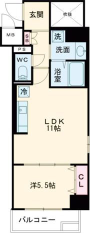 グランコート北園の間取り画像