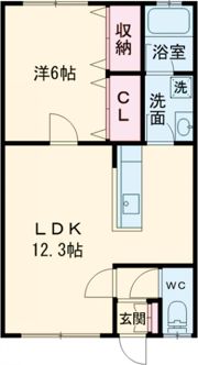 レジデンスM＆Kの間取り画像