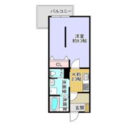 カーサフォルトゥナート岸和田の間取り画像