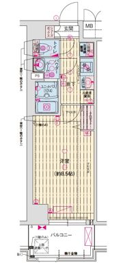 SOL CREST TAPP 伏見の間取り画像