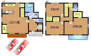 玉川上水貸家の間取り画像