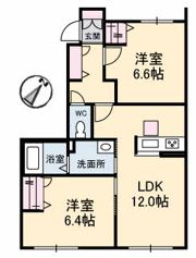 プロヌーブ平井Bの間取り画像