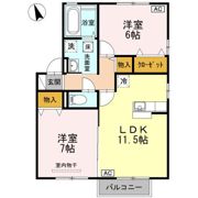 グレープシャイン B棟の間取り画像