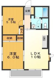 第2カサベルデの間取り画像