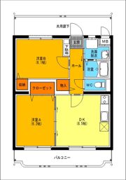 ユーミーやまいち（新生活応援キャンペーン対象物件）の間取り画像