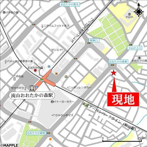 近くに施設あり