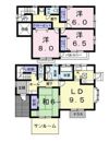 打越町：戸建賃貸の間取り画像
