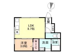 BASE稲荷元町IIの間取り画像