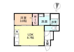 BASE稲荷元町IIの間取り画像