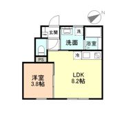 Bloom内免 Bの間取り画像