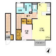 ルナール. Aの間取り画像