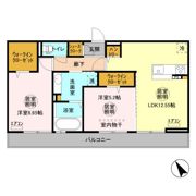 エスポワール上村AB Bの間取り画像