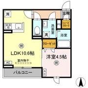 グラナーデ西保木間の間取り画像
