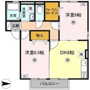 クレセント北峰 A棟の間取り画像
