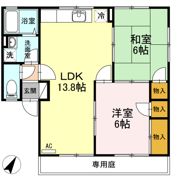 セジュール長居 A棟の間取り画像