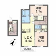 フランドール飯坂の間取り画像