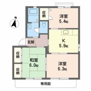 バリュージュ新町 B棟の間取り画像