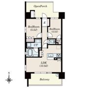 Alivis金山East ※4月末までフリーレントつく部屋あり!平面駐車場あり!!の間取り画像