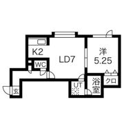 アリエスIIの間取り画像