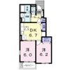 アミール立川 Aの間取り画像