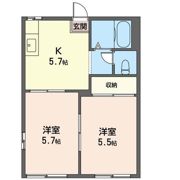 ハイツ友成 C棟の間取り画像