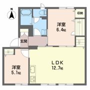 クレセントガーデン D棟の間取り画像