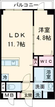 レジェンド紺屋町Ⅱの間取り画像