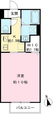 仮）水戸市平須町フィカーサBの間取り画像