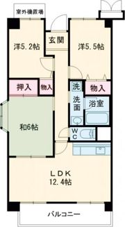 プレミール28の間取り画像